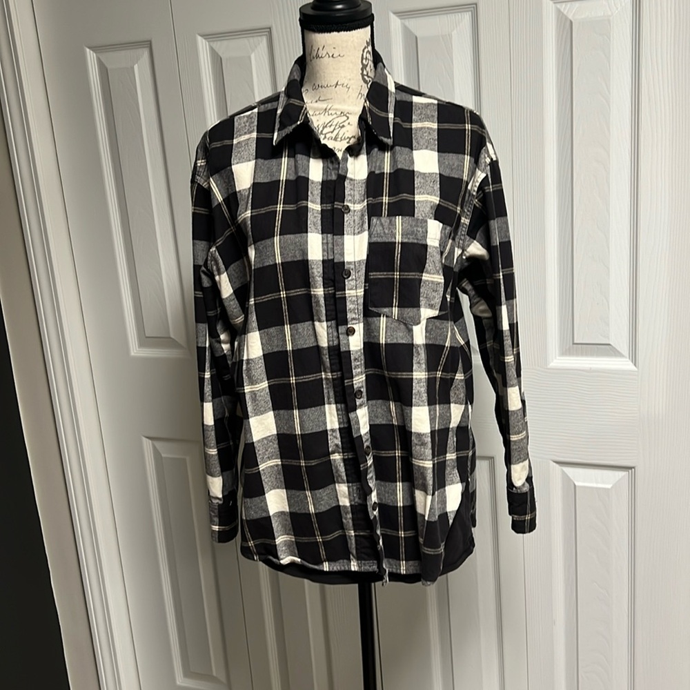 Cozy up with this perfect plaid flannel.